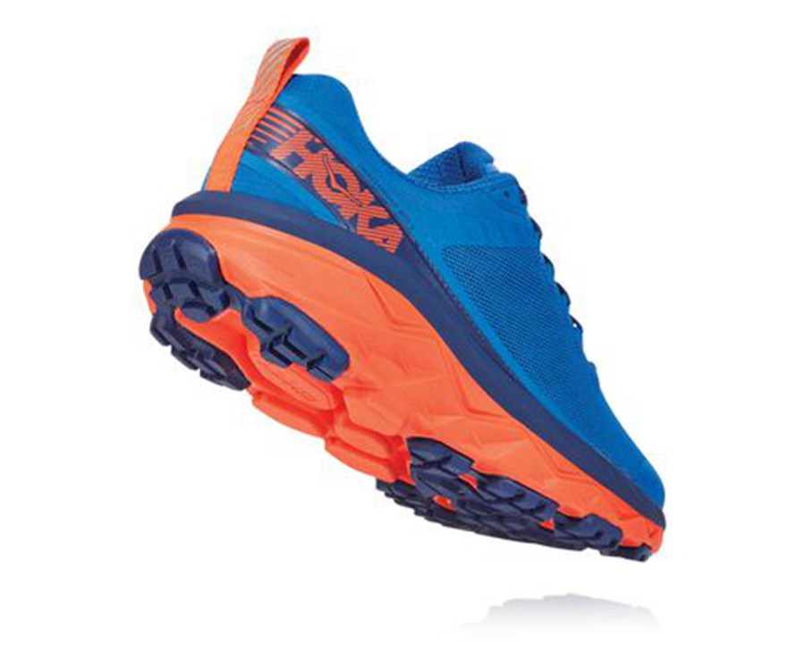 Tenis Hoka One One Trail Hombre Azules - Challenger Atr 5 - HLNJ30218